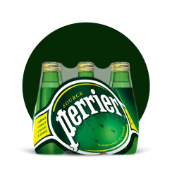 Perrier Sparkling Water, Regular, 200ml Glass Bottle (Total of 6)