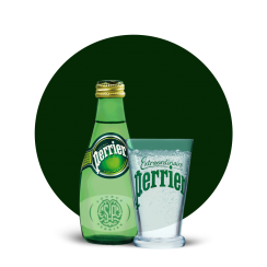 Perrier Sparkling Water, Regular, 200ml Glass Bottle