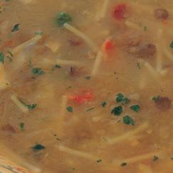 شوربة العدس الأخضر