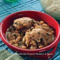 مرق فريكة الدجاج