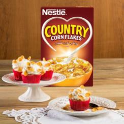 Country Corn Flakes® Cupcakes with Vanilla Cream