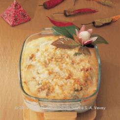 خضار مشويّة مع صلصة البشاميل