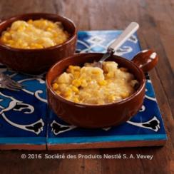 المعكرونة والذرة