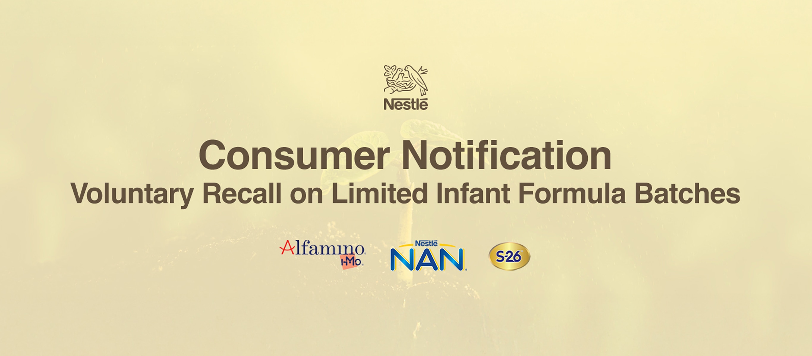 Consumer Notification